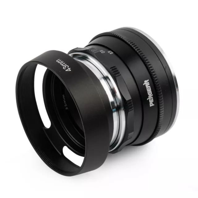 Pergear 35mm F1.6 Manual Focus Prime Fixed Lens for Fujifilm XF-Mount Cameras