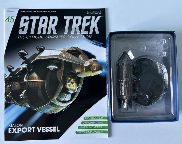 EAGLEMOSS Star Trek Starships Issue 45 - Malon Export Vessel New