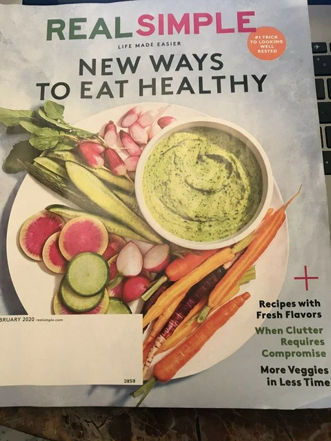 REAL SIMPLE MAGAZINE February 2020 New Ways to Eat Healthy £7.08