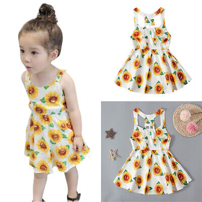 Toddler Newborn Baby Girl Floral Dress Jumpsuit Romper Tops Skirts Dress Outfit
