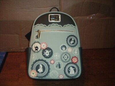 Loungefly Disney Alice In Wonderland Doily Mini Backpack~ With Tags~ Brand New