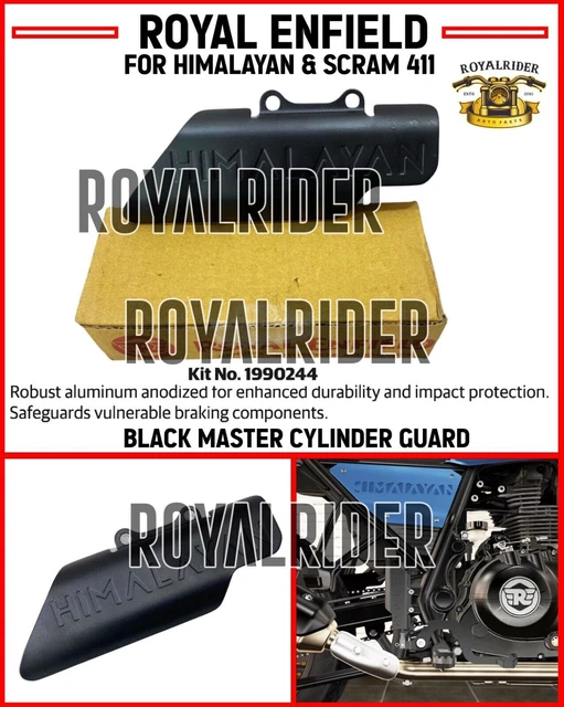 Barres De Protection Moteur Pour Royal Enfield Himalayan (2016-2023) Et Scram 411 (2022-2024) - Noir