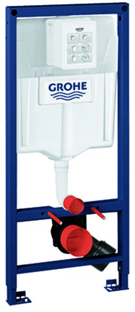 GROHE 38772001 WALL-MOUNTED WC rapid SL front wall element hanging WC ...