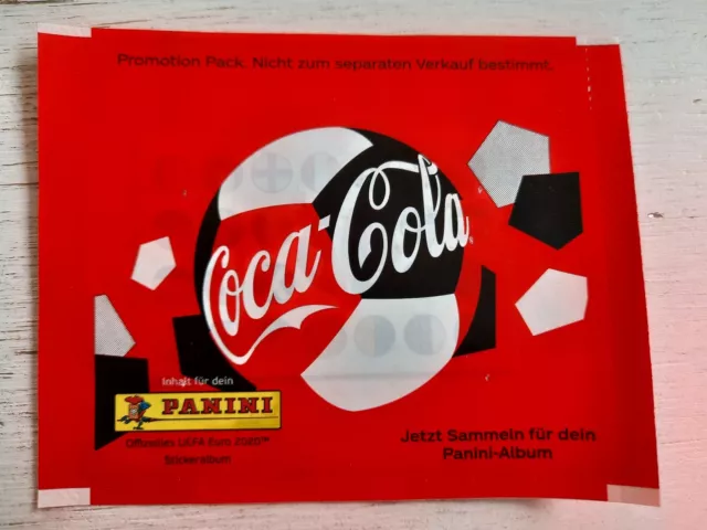 Pochette Panini Euro 2020 Coca Cola Version Suisse 5 Stickers