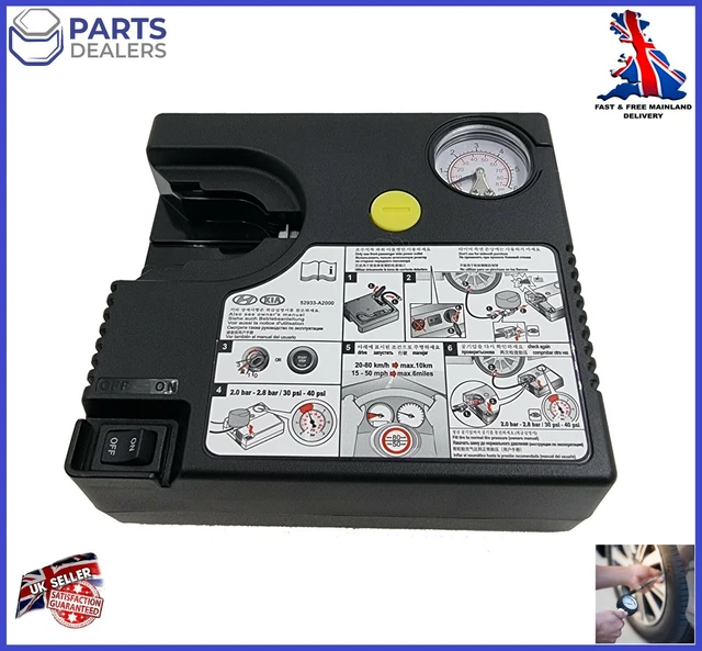 ORIGINAL HYUNDAI I10 I20 I30 I40 Kia Rio Ceed Reifenpumpe Inflator