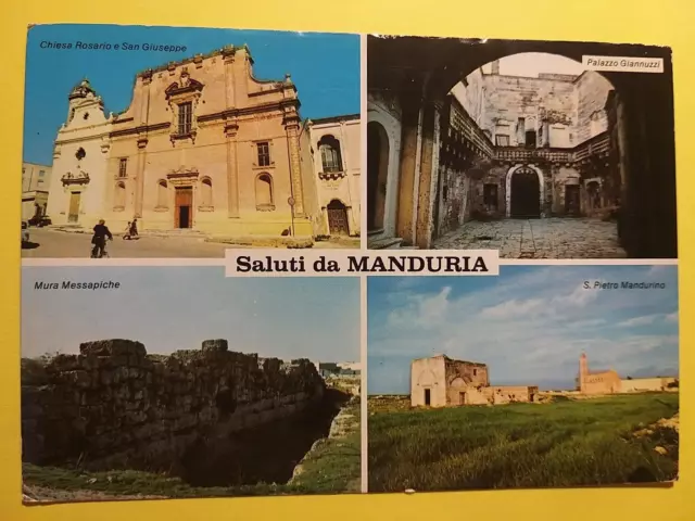 Saluti da Manduria - San Pietro in Bevagna (Taranto). Vedutine.