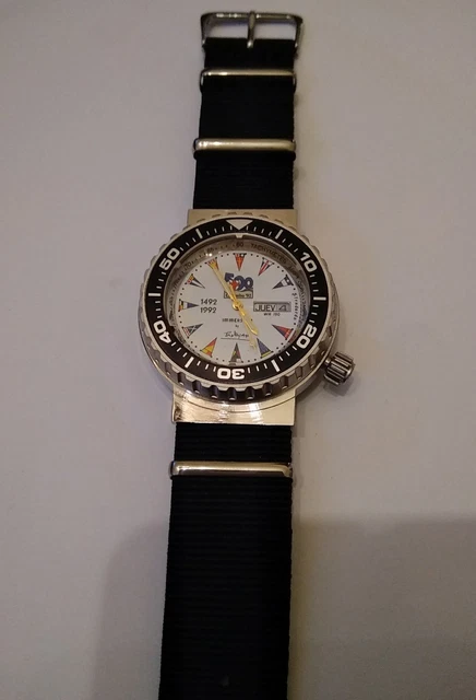 OROLOGIO IMMERSION STENDARDO Colombo 92 by Enzo Maiorca Sub Divers