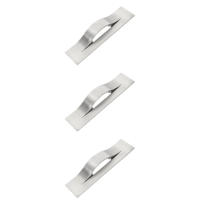 3pcs semplice maniglia porta mobile per trappola del guardaroba manico per tiro
