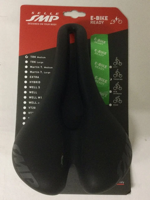 Selle SMP TRK medium Sattel Trekking / Mountain Bike schwarz matt
