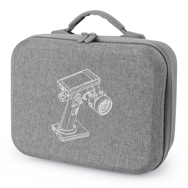 SEMI-RIGID RC TRANSMITTER Case Zippered Transmitter Case with Handle £ ...