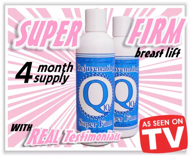 2 QTY SUPER FIRM Q10 big breast lift cream bigger bra boob job