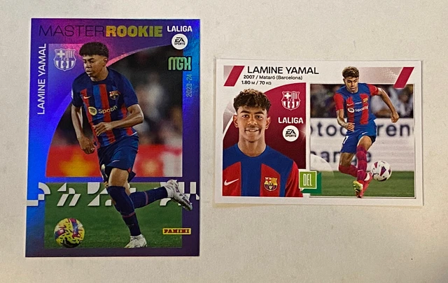LAMINE YAMAL ROOKIE #423 Megacracks 2023/24 + Rookie Sticker RS #19 BIS