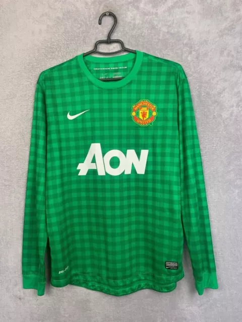 Maglia calcio Manchester United Goalkeeper 2012 - 2013 Nike da uomo taglia M UA1