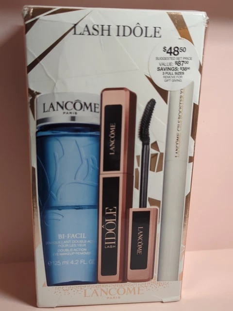 Lancome Idole 3 PCs Lash Idole Mascara & Cils Booster XL& Bi Facial #All Full SZ
