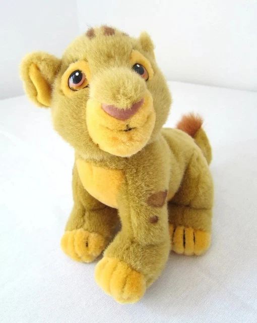 ORIGINAL LION KING Disney Plush Simba Cub Stuffed Animal Disneyland Euc