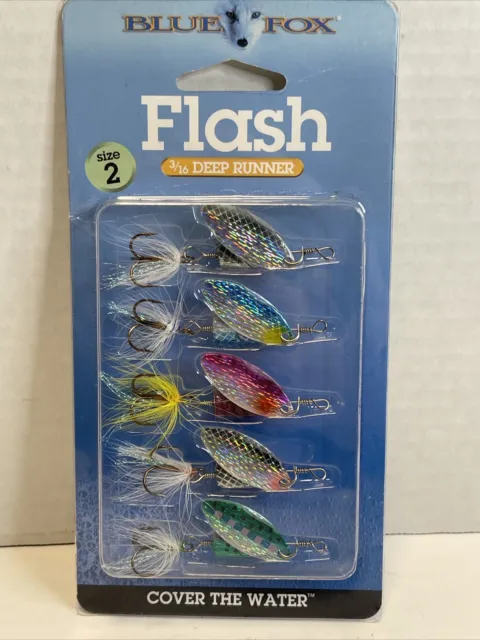 BLUE FOX FLASH Deep Runner Fishing Lure 1/8 oz Shiner BFFS1SH $7.32 -  PicClick
