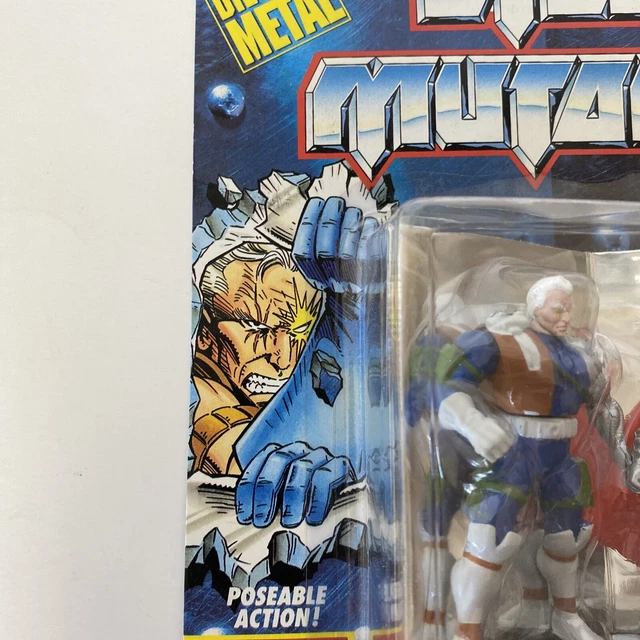 Toy Biz Marvel Comics Steel Mutants Die Cast Figures Cable VS Stryfe MOC 1994 3