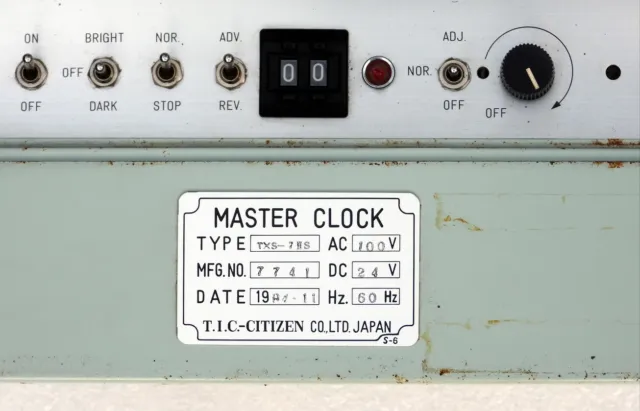 Tic Citizen Japan Typ TXS-7 Schiff Marine Navigation Master Uhr Deck Watch 7
