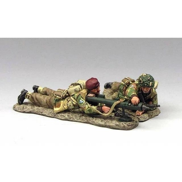 KING & COUNTRY-MG018 2 parachutistes Britanniques au bazooka, opération Market G