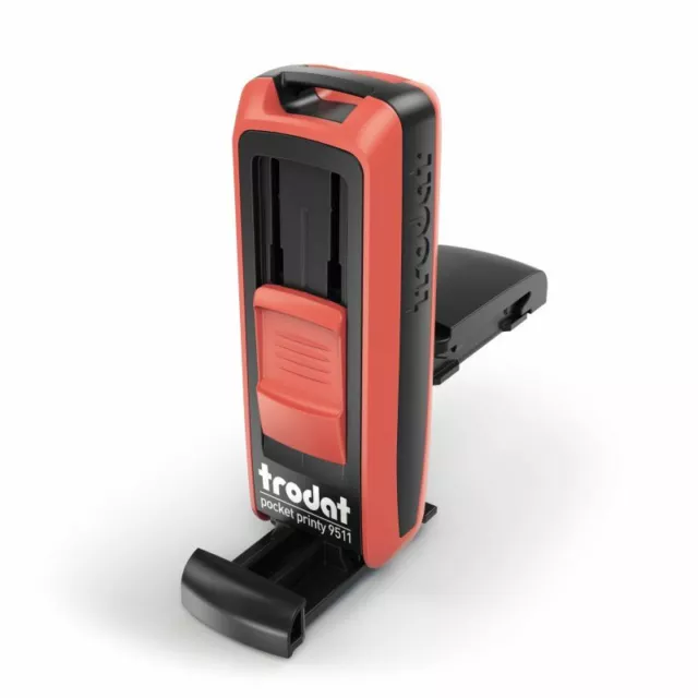 Trodat® Pocket Printy 9511 - 38x14mm - 4 Zeilen - Taschenstempel  Taucherstempel