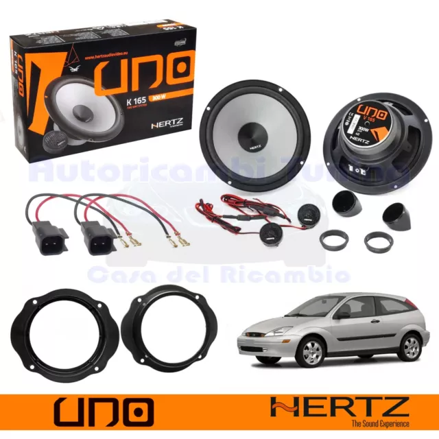 Par de Altavoces A 2 Bidireccional Hertz K165 Serie Uno Anterior para Ford Focus