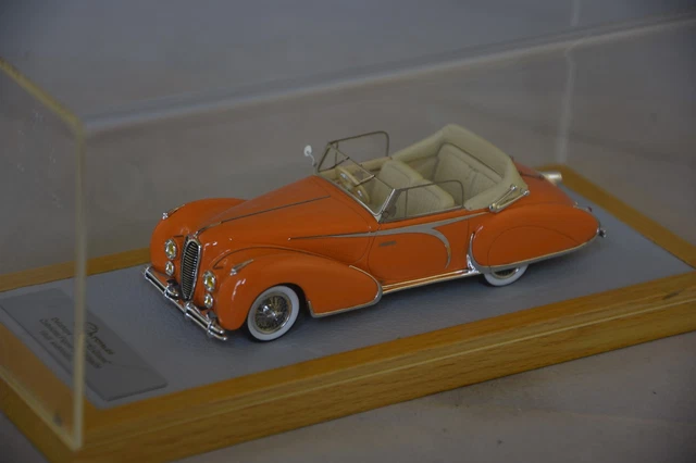 Miniature Delahaye 135MS Coupé Langenthal 1947 - ILARIO CHROMES 049, 1/43 Résine (neuf)