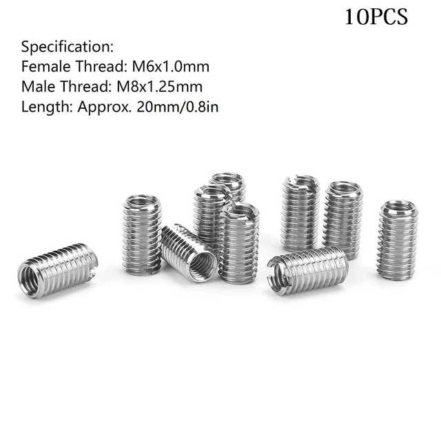 Inserts filetés complets (10 pack) pour une réparation facile et efficace du f