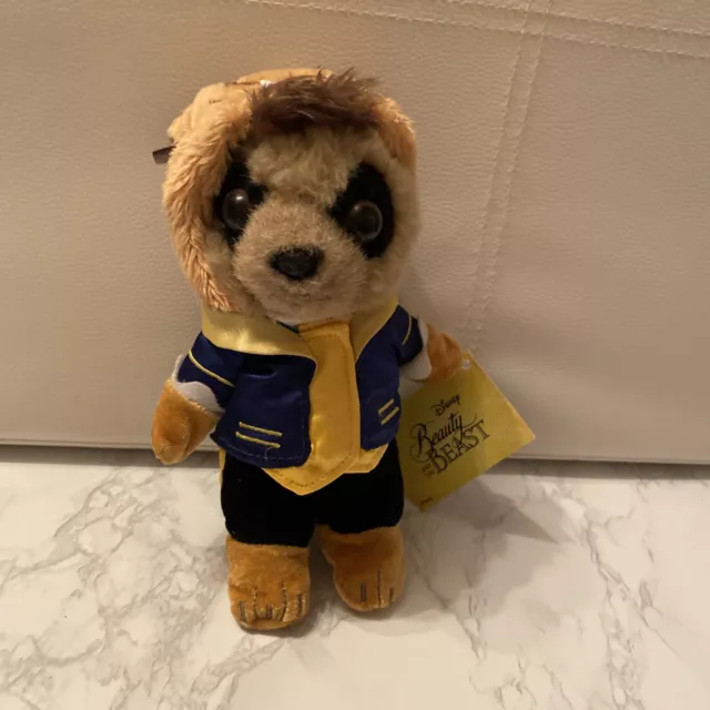 Disney Beauty And The Beast Meerkat Movies Limited Edition 8”  Plush Soft Toy