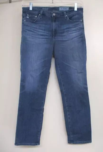 ADRIANO GOLDSCHMIED The Prima Crop blue denim jeans pants sz 30 R
