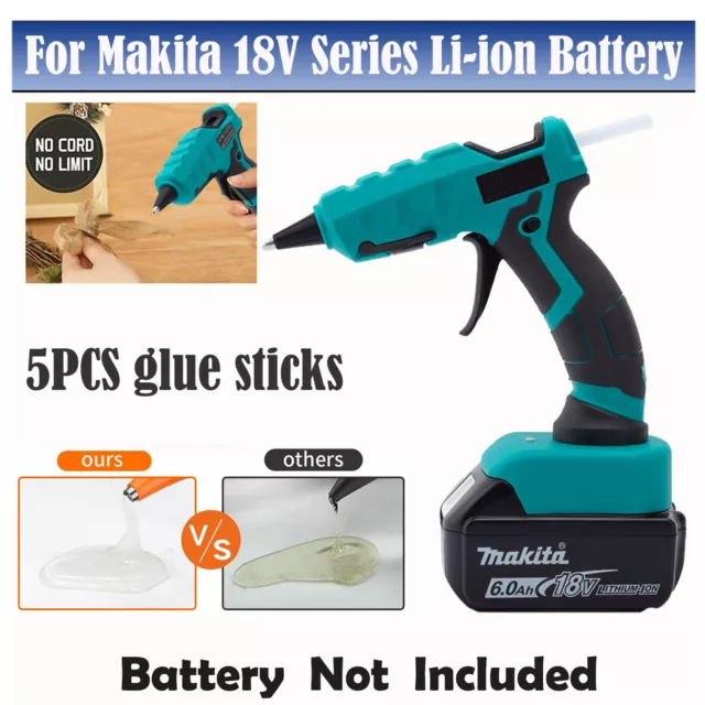 For Dewalt 20V MAX Li-ion Battery Cordless Hot Melt Glue Gun DIY Home  Repairs CN