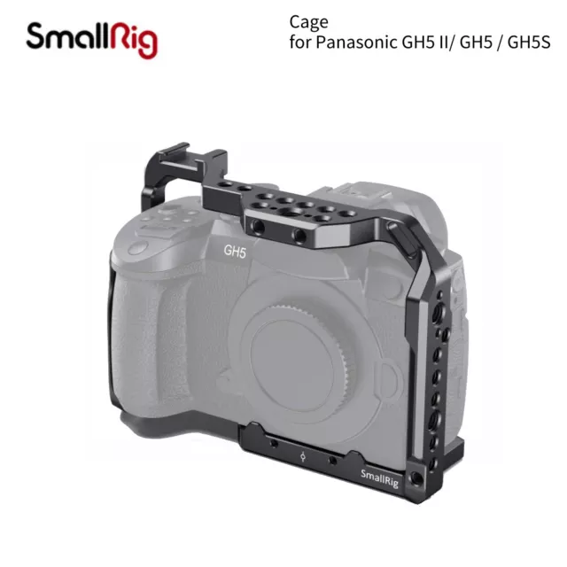 SmallRig GH5 GH5S Full Cage for Panasonic Lumix Camera and DMW-XLR1 CCP2646