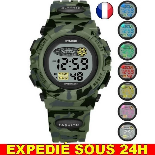 Montre numérique sportive pour enfants en 2023 - Test et Avis
