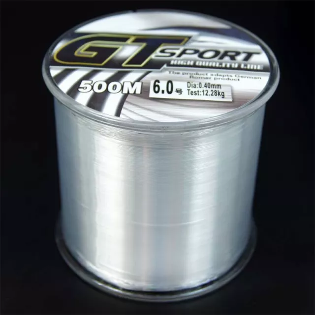 100/300M/500M/1000M Nylon Line Monofilament Clear Power GT Sea Fishing Line Mono 2