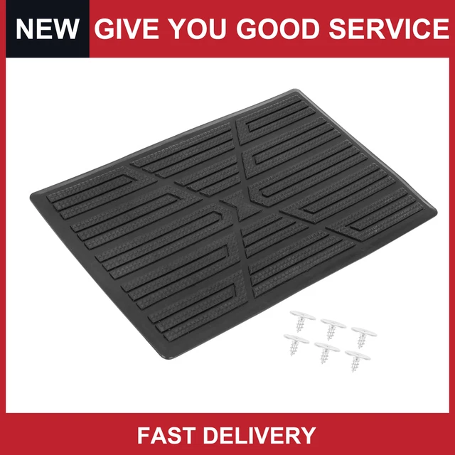Universal Car Floor Carpet Mat Patch Heel Scuff Plate Foot Rest Pedal Pack of 1