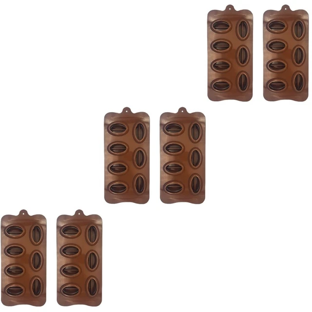 6 PIEZAS Moldes de fondant Silicona Pasteles Formas Cupcake