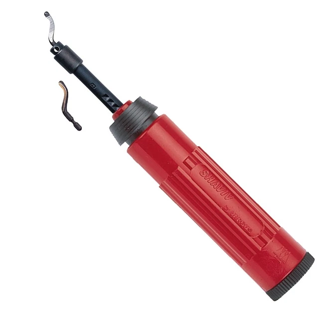 1 Set B Shaviv #29065 Red Handle Deburring Tool