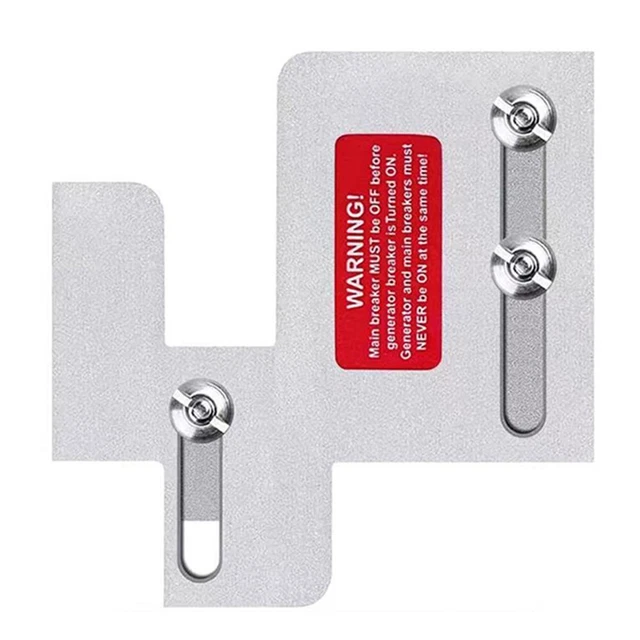Set di interblocco in lega di alluminio resistente compatibile con pannelli 150 o 200 ampere