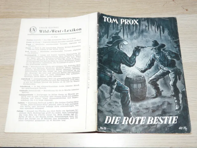 TOM PROX Nr. 26: Die Rote Bestie, Original UTA-Verlag