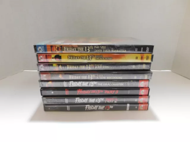 FRIDAY THE TH DVD Lot Parts DVD Collection Jason Horror Slasher NEW OEM PicClick