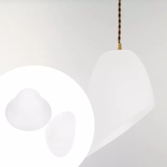 2x Acryl Lampenschirm Steh-/Tisch-/Hängeleuchte Ersatzschirm
