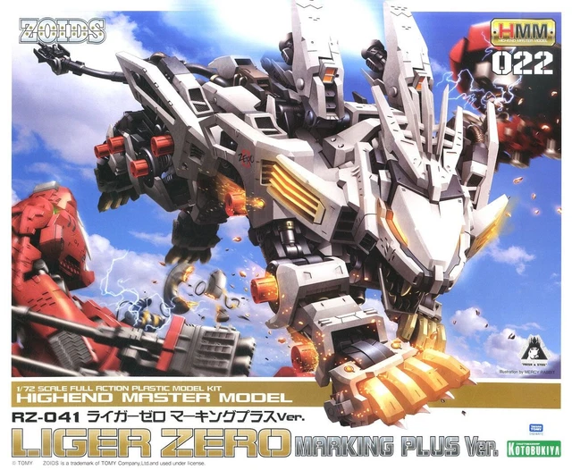 Zoids HMM 022 RZ-041 Liger Zero Marking Plus ver.  1/72 model kit Kotobukiya