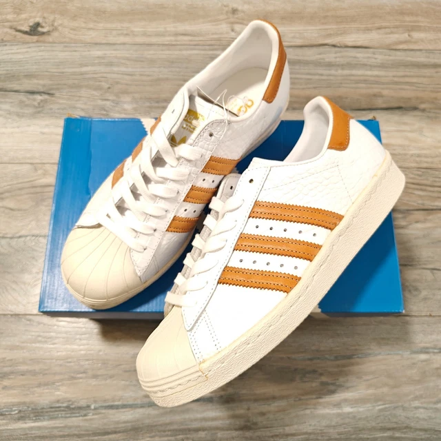 ADIDAS SUPERSTAR 80S Animal Oddity Whiteblu/whiteblu/chalwhite S75004 Men's  Size $50.00 - PicClick