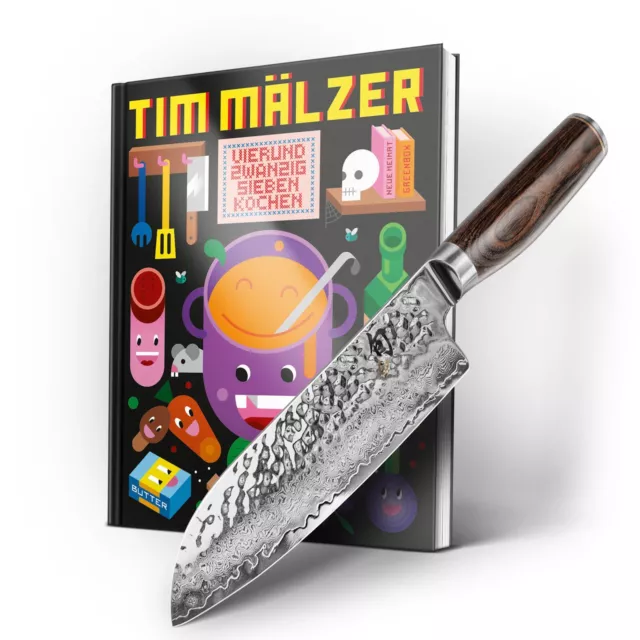 Kai Tim Mälzer Shun Premier -Set- mit Kochbuch des Chefs TDM-W23