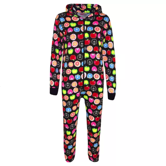 A2Z Onesie One Piece Kids Girls Boys Fruit Print Pyjamas Sleepsuit Costume Gifts