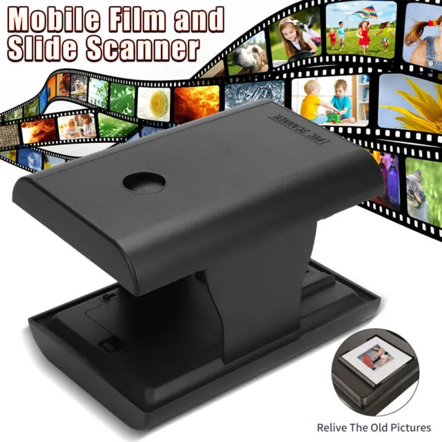 35mm Negative Slide Film Scanner Slide Viewer Photo Digitizer Foldable NEW AU