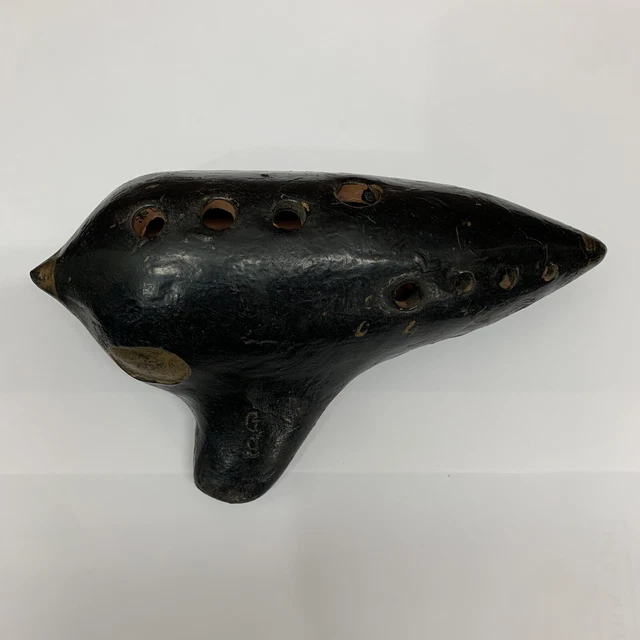 Antique Heinrich Fiehn G9 OCARINA “Hand Flute” Vienna Austria Instrument 8”