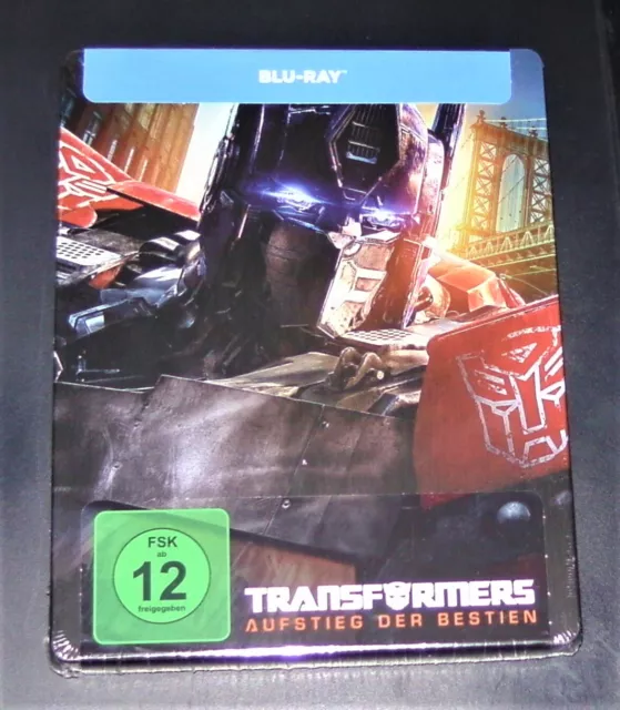 Transformers Aufstieg Der Bestien Blu Ray Limitierte Steelbook Edition Neu & Ovp