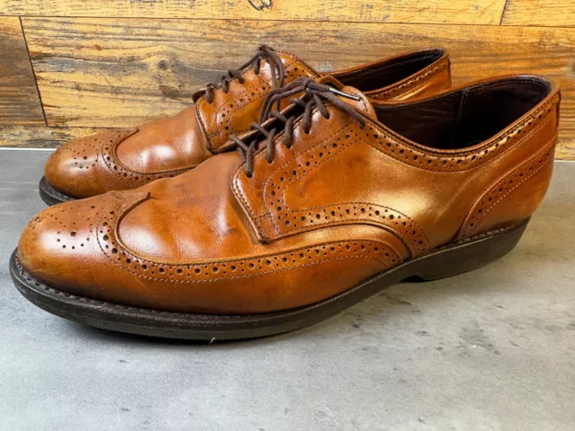 ALLEN EDMONDS Ridgeway Wingtip Oxfords 11 D Made in USA Pre Owned 59.99 PicClick