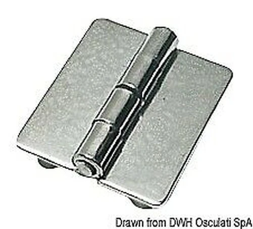 Charnière Inox Aveugle 51x45 Rett Marque Osculati 38.821.02 3