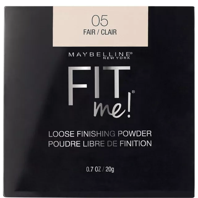@Maybelline Fit Me 05 Fair Loose Finishing Fair Powder each 20g pack of 2